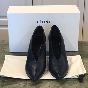 Size 39, Celine, Navy Pump